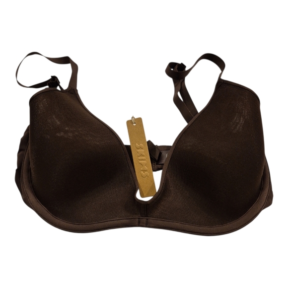 Skims Weightless Scoop Bra Espresso 32D NWT - Picture 3 of 10